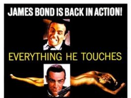 Agente 007, missione Goldfinger - la locandina